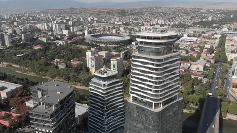 Flying over King David Residences Видео 119768210