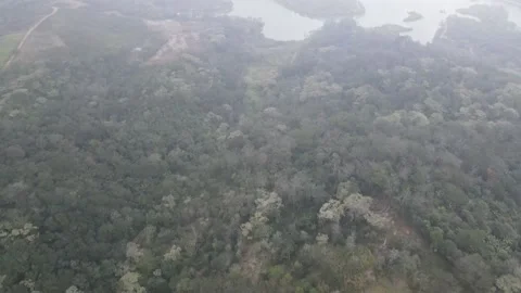Flying over Laguna del Castillo in the city of Xalapa Veracruz, Stock Footage 169489491