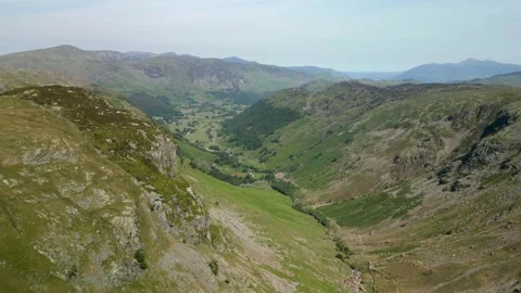 Flying over the Lake District Stock Footage 253553210