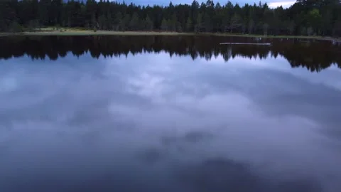 Flying Over Lake Stock Footage 200977928