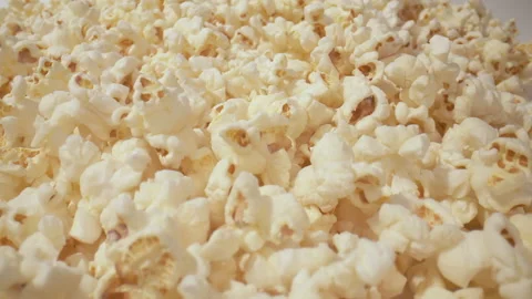 Flying over a landscape of popcorn. Stock Footage 130996861