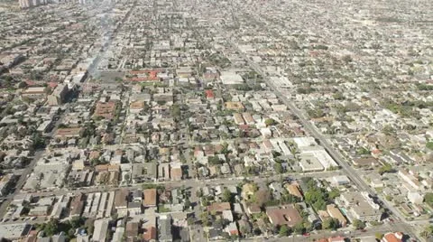 Flying over Long Beach Stock-Footage 11945231