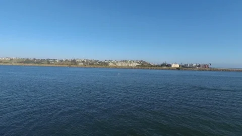 Flying Over Marina Stock Footage 75244709