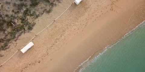 Flying over the Mediterranean Stock Footage 98383872