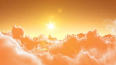 Flying over the morning clouds 動画素材 46003030