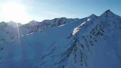 Flying over the mountain Cheget. Stock Footage 146626290