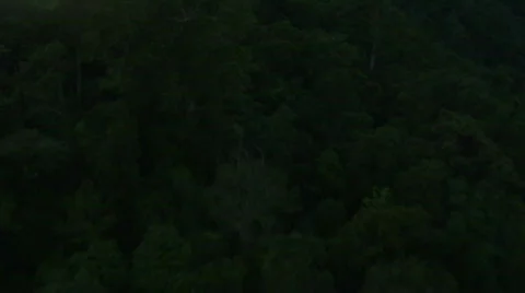 Flying over mountain during dusk Stock Footage 286697
