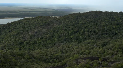 Flying over the mountain Stock Footage 52355246