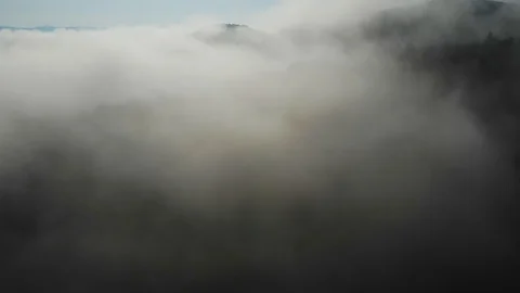 Flying over mountain Stock Footage 128892696