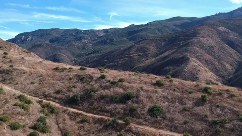 Flying Over Mountain Range Aerial Video stock 82470486