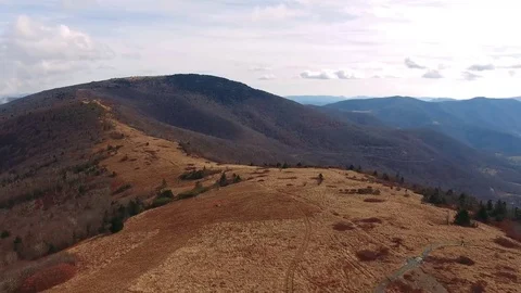 Flying Over Mountain Top Video stock 71629859