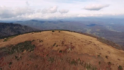 Flying Over Mountain Top Video stock 71629894