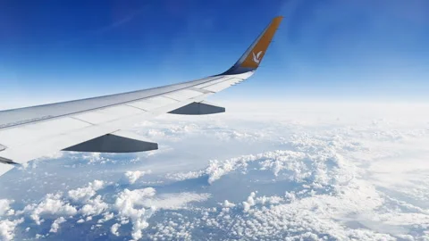 Flying Over The Mountains And Clouds Stock Footage 244220981