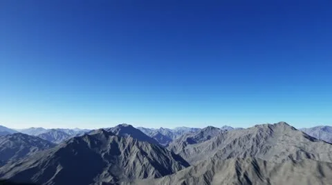 Flying over the mountains 動画素材 15071403