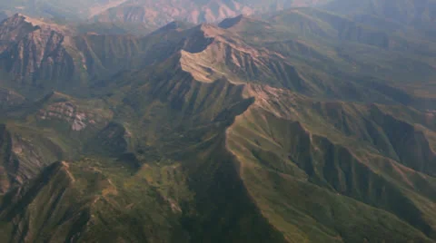 Flying over mountains  Stock Footage 26710715