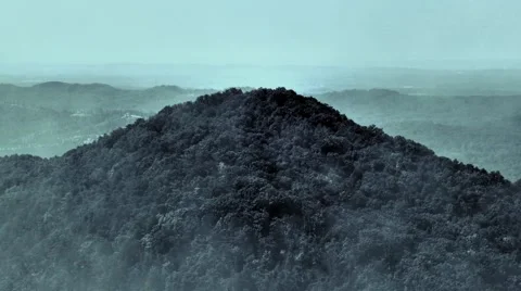 Flying over the mountains Stock Footage 52454762