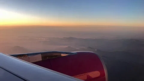 Flying Over Mountains Video stock 93281041