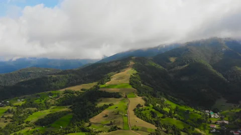 Flying over the mountains. Stock Footage 115150604