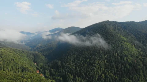 Flying over the mountains. Stock Footage 115526855