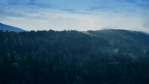 Flying over the mountains. Stock Footage 117886810