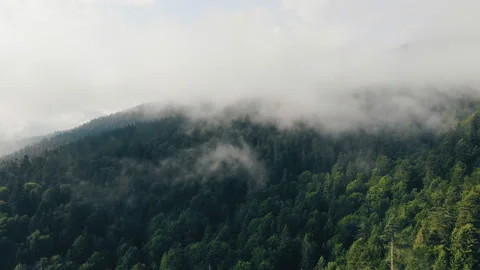 Flying over the mountains. Stock Footage 117887914
