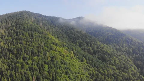 Flying over the mountains. Stock Footage 118824985