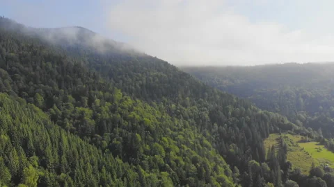Flying over the mountains. Stock Footage 121496294