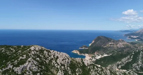 Flying over the mountains Stock Footage 122581503