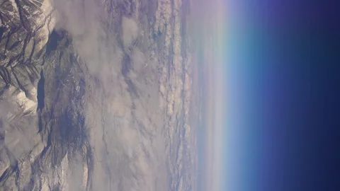 Flying over Mountains Vertical Video Stock Footage 87120567