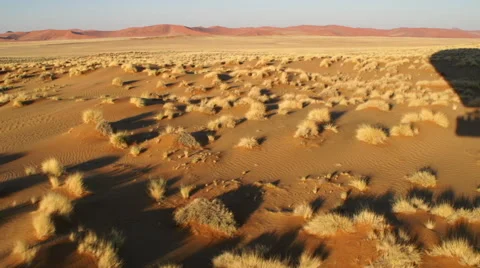 Flying Over The Namibia Desert Stockbeeldmateriaal 65429356