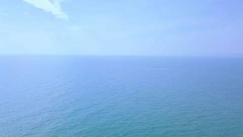 Flying over open ocean Video stock 121304878