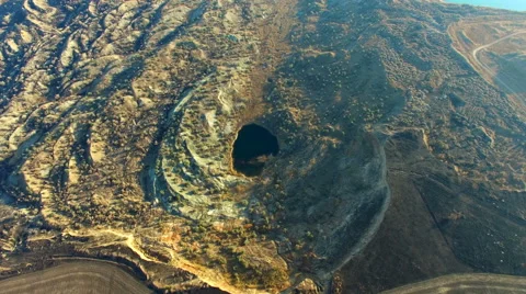 Flying Over The Ore Quarry Vídeo Stock 57757835