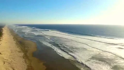 Flying Over The Oregon Coast Drone Stock Footage 163016360