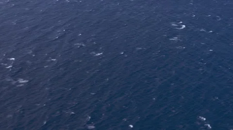 Flying over the Pacific Ocean Video stock 53543191
