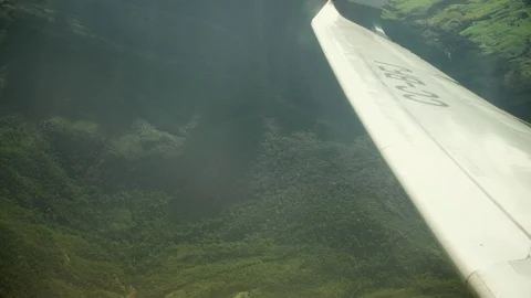 Flying over the Peruvian Rainforest Video stock 87775536