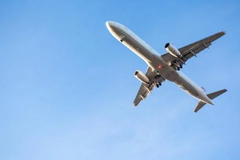 Flying over plane Stock Photos