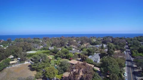 Flying Over Point Dume in Malibu, CA Stock Footage 65099118