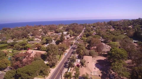 Flying Over Point Dume in Malibu, CA Stock Footage 65099139