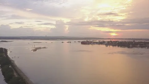 Flying over Port of Benoa 動画素材 84139368