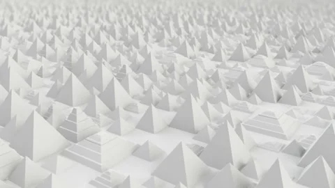Flying over the Pyramids. Seamless loop Stock Footage 166334060