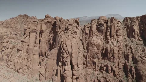 Flying over redrock Stock Footage 204935856