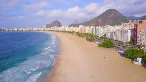 Flying Over Rio De Janeiro City, Brazil Stock Footage 96730009