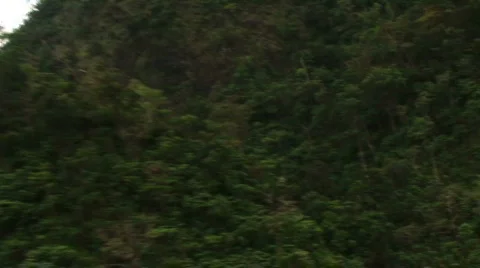 Flying over river Stock Footage