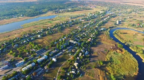 Flying over the river Stock Footage 67801000