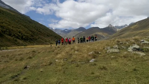 Flying over the river in the gorge Stock Footage 121752906