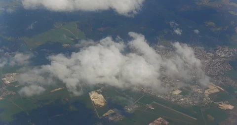 Flying over Rotterdam Stock Footage 89185861
