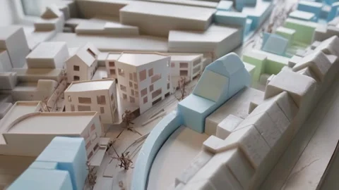 Flying over a scale model 스톡 동영상 288992255