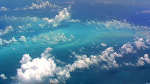 Flying Over Sea 3  库存影片 199553