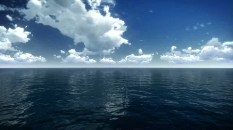 Flying over sea Stock Footage 6764452