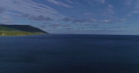 Flying over the sea Stock Footage 80029838